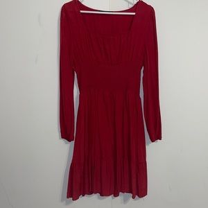 Cute burgundy dress size L